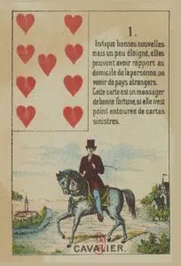 Cavalier - Carte n°1 du Petit Lenormand