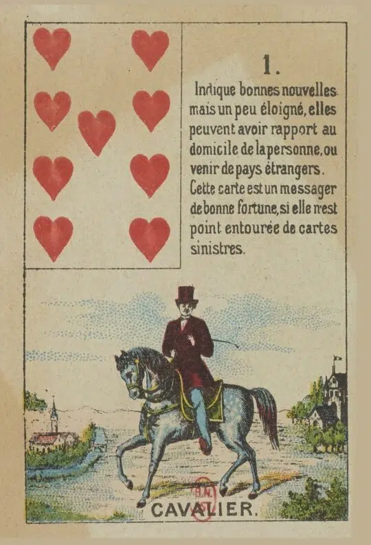 Cavalier - Carte n°1 du Petit Lenormand