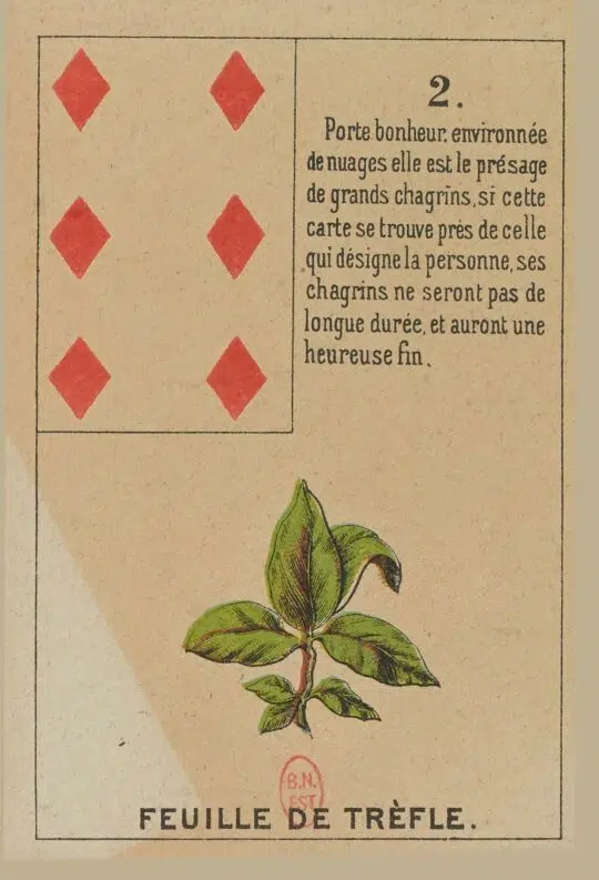 Trèfle - Carte n°2 du Petit Lenormand