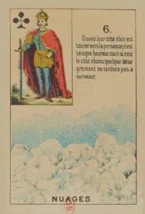 Nuages - Carte n°6 du Petit Lenormand