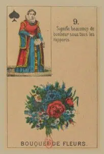 Bouquet - Carte n°9 du Petit Lenormand