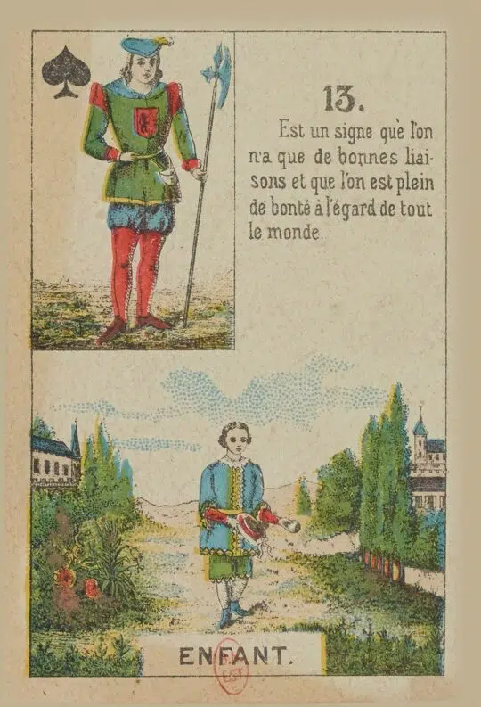Enfant - Carte n°13 du Petit Lenormand