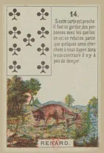 Renard - Carte n°14 du Petit Lenormand