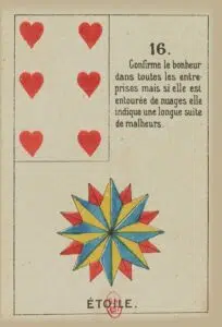 Étoile - Carte n°16 du Petit Lenormand