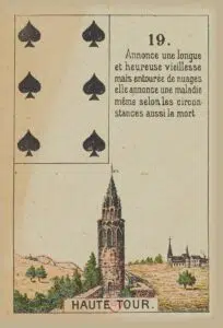 Haute Tour - Carte n°19 du Petit Lenormand