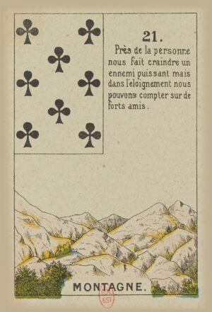 Mont - Carte n°21 du Petit Lenormand