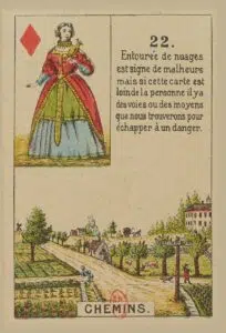 Chemins - Carte n°22 du Petit Lenormand