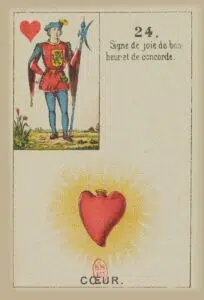 Cœur - Carte n°24 du Petit Lenormand