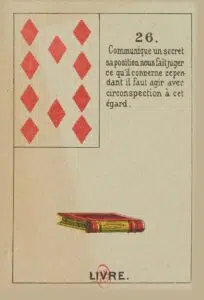 Livre - Carte n°26 du Petit Lenormand