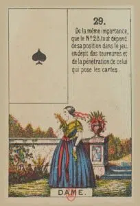 Dame - Carte n°29 du Petit Lenormand