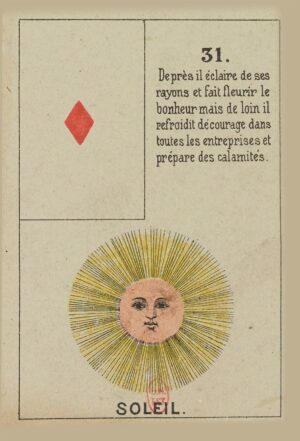 Soleil - Carte n°31 du Petit Lenormand