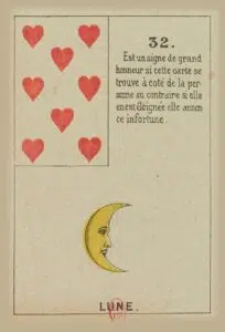 Lune - Carte n°32 du Petit Lenormand