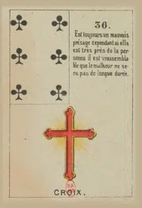 Croix - Carte n°36 du Petit Lenormand